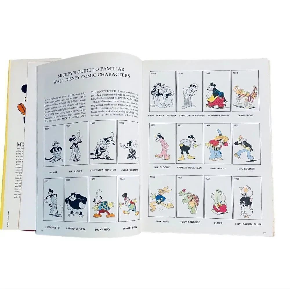 Mickey Mouse Cartoon Compilation Book -Vintage - Picture 7 of 10